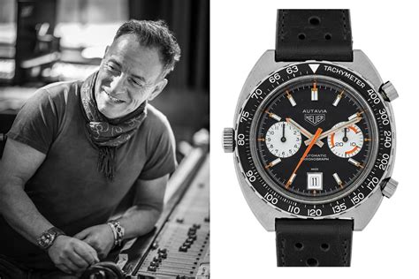 Bruce Springsteen autavia watch